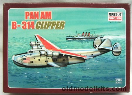 Minicraft 1/144 Pan Am Boeing Clipper B-314, 14503 plastic model kit